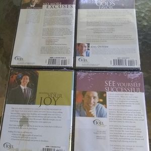 Joel Osteen DVD's new never opened 4 different dvd